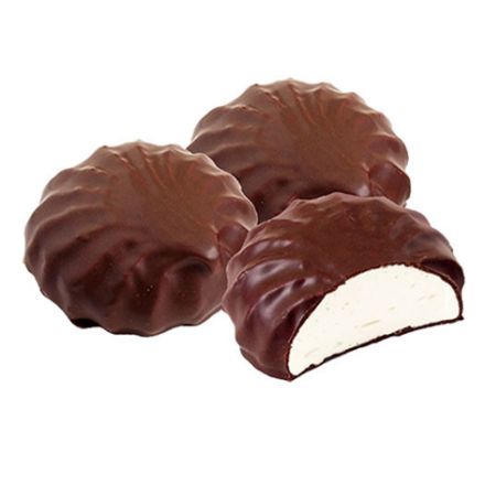 Εικόνα της Γλύκιζμα Ζεφίρ βανίλια με επικάληψη σοκολάτας
