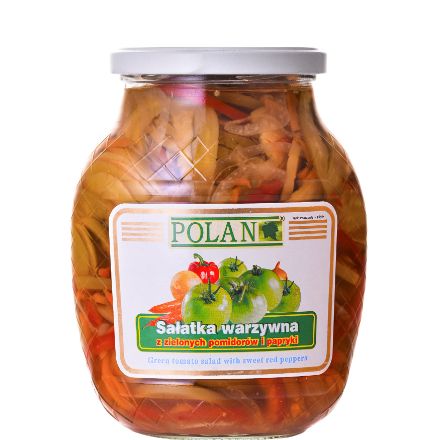 Εικόνα της Σαλάτα από πράσινες ντομάτες και πιπεριές