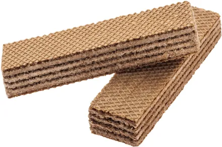 Εικόνα της Γκοφρέτες Χρουστιάσκα με γέμιση σοκολάτα γάλακτος