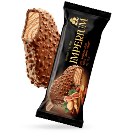 Εικόνα της  Παγωτό "Imperium" νουγκά, καραμέλα, φιστικί